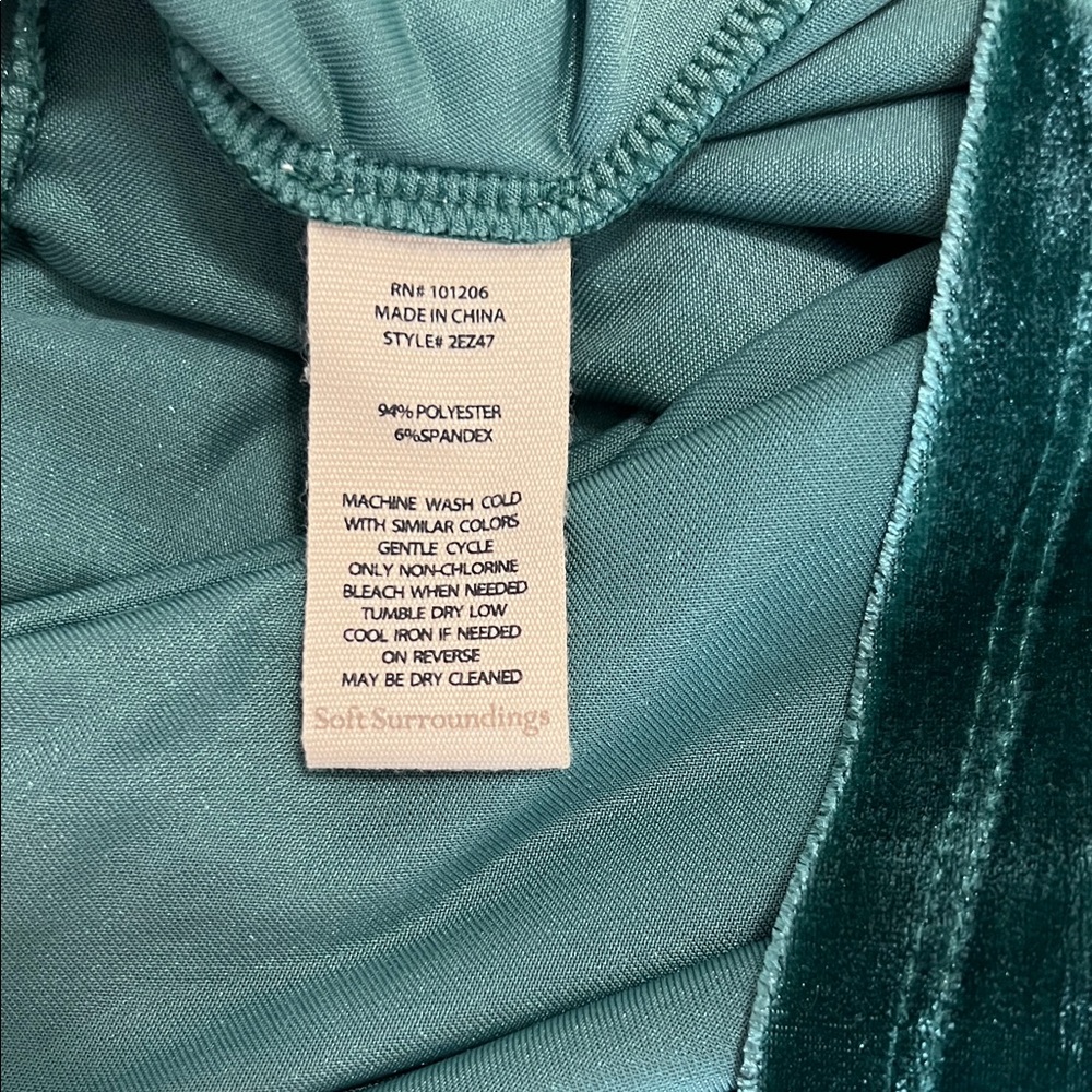 Soft Surroundings Deep Green Maxi Dress - Picture 8 of 10